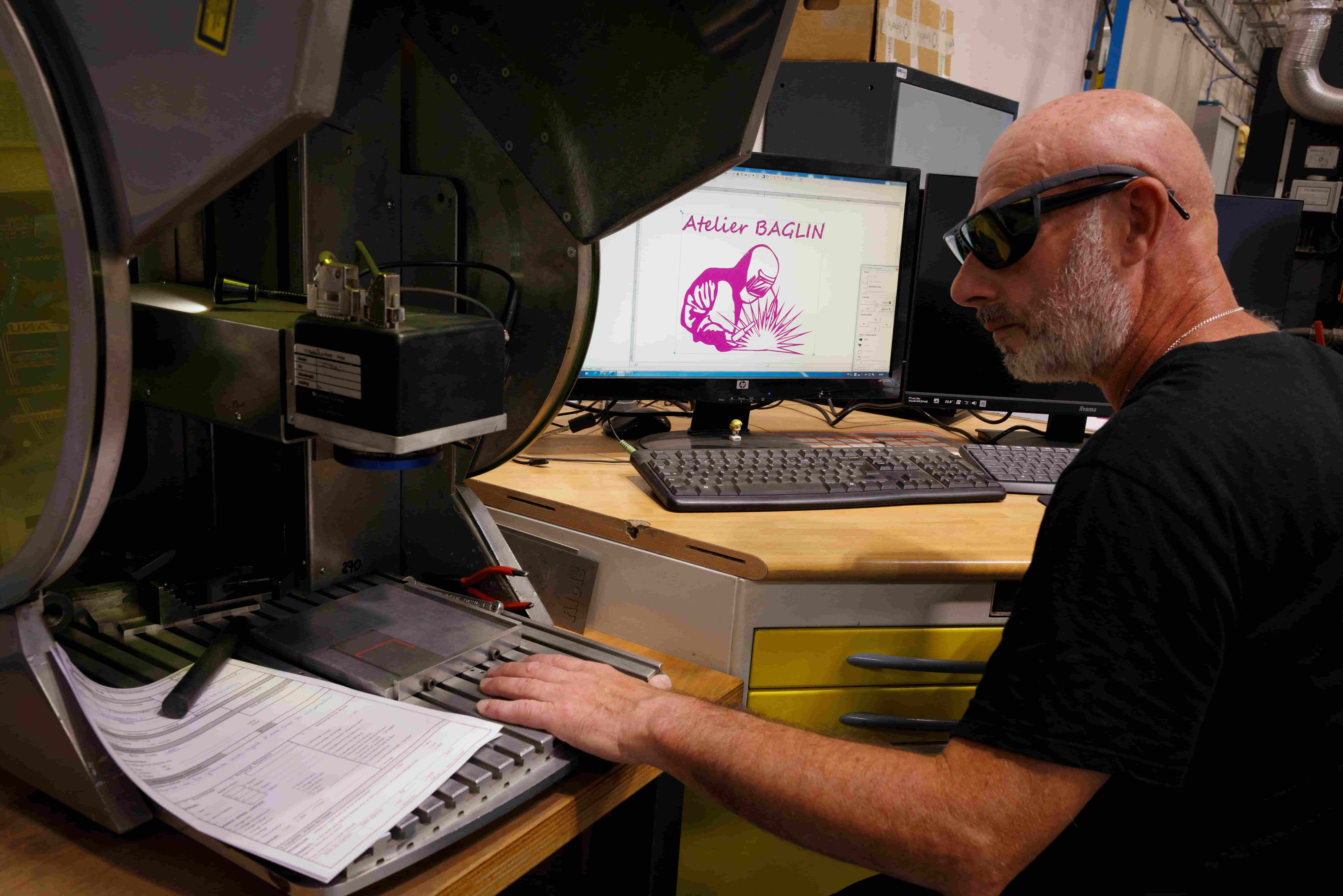 Illustration de gravure laser